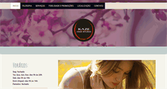 Desktop Screenshot of kazehair.com.br